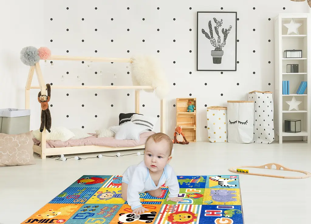 Килимок антиковзаючий Fisher-Price Граємо та навчаємось, 160х100 см (FP-PC002) - фото 3
