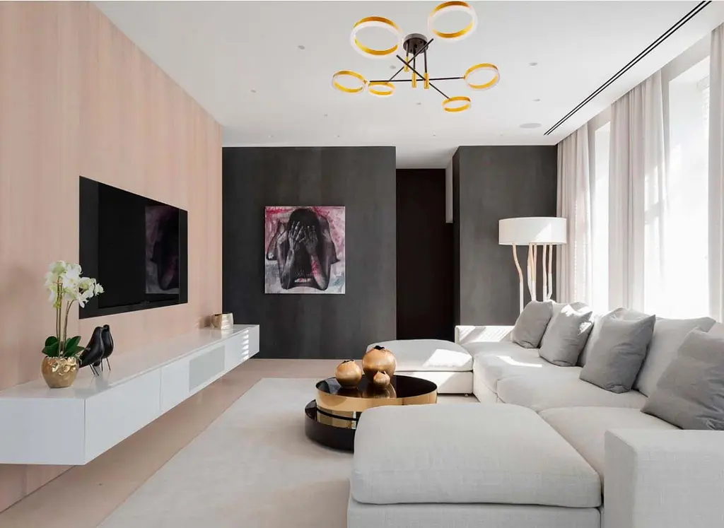 Світильник стельовий Brille підвісний BR-01 630C/6 LED 72W WW+NW+CW BK/G - фото 2