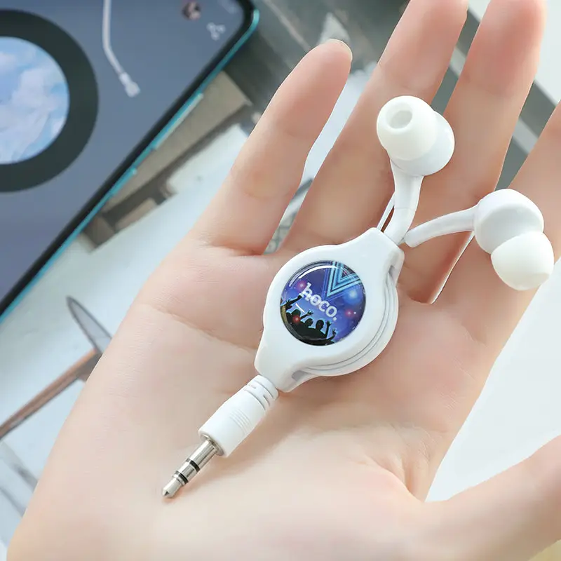 Навушники Hoco Easy clip telescopic earphones M68 HiFi - фото 5