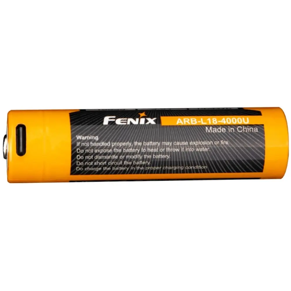 Акумуляторна батарея Fenix ARB-L18-4000U 18650 4000 mAh Type-C - фото 2