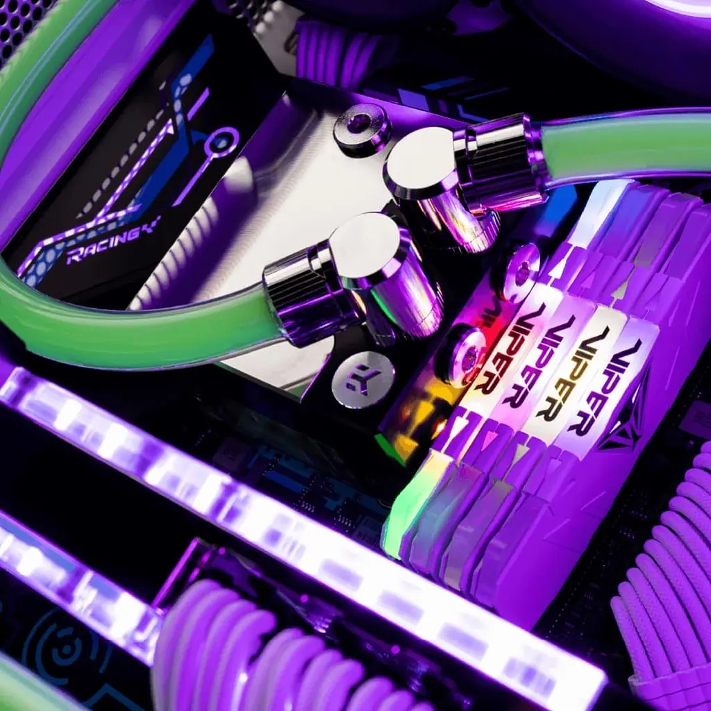 Водоблок EKWB EK-Quantum Velocity² DDC 4.2 PWM D-RGB - 1700 Nickel + Plexi - фото 4