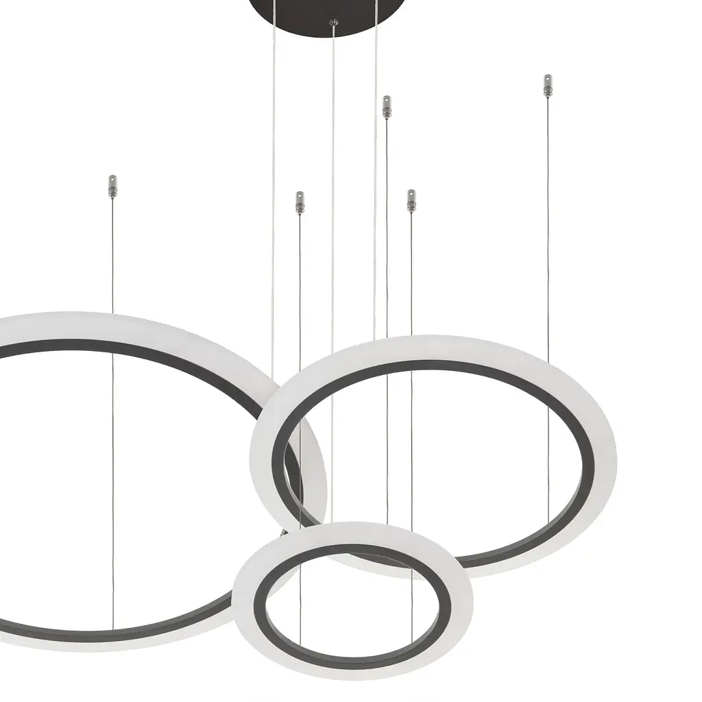 Світильник стельовий Brille підвісний світлодіодний BR-925S/3 LED 89W BK - фото 7