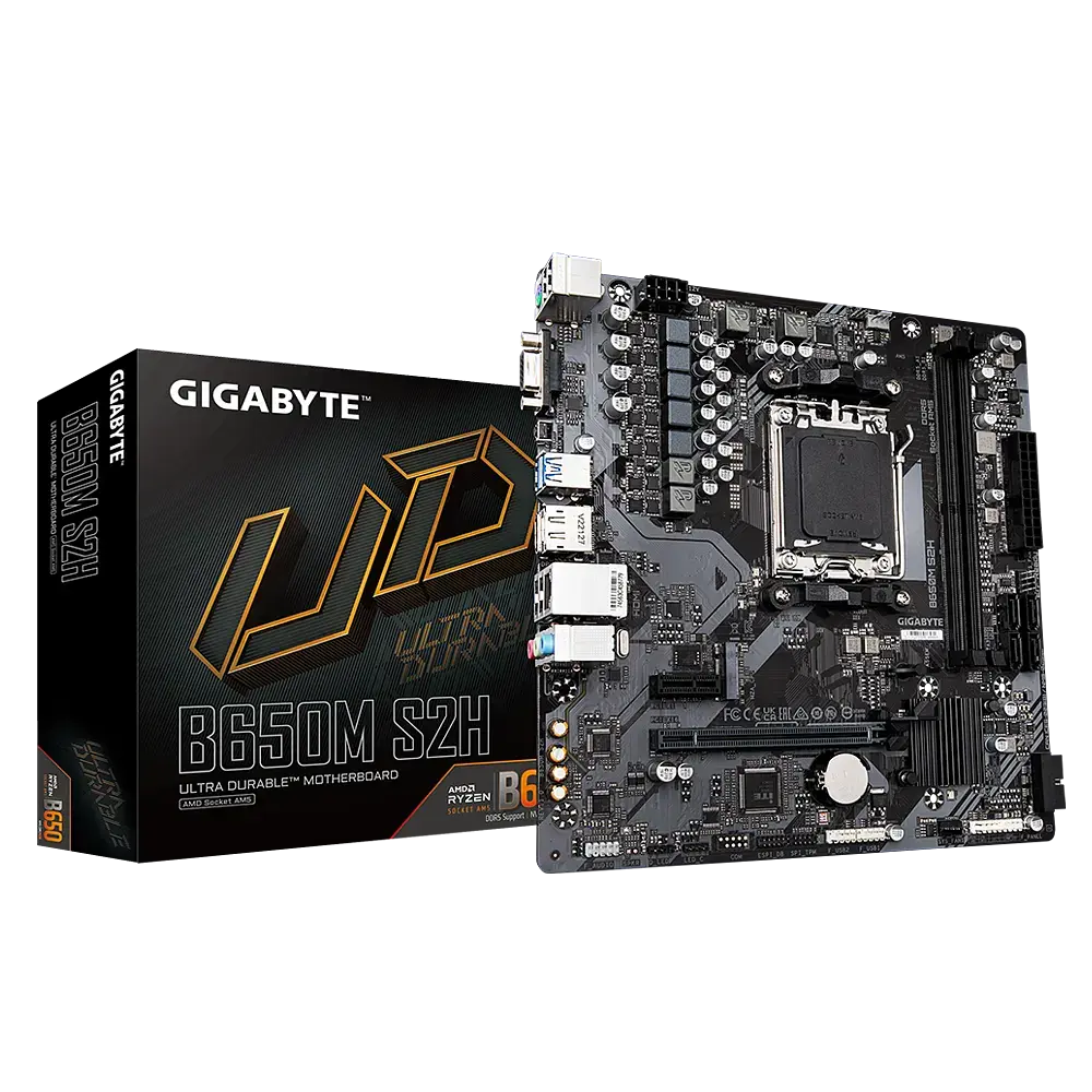 Материнська плата Gigabyte B650M S2H Socket AM5 (B650M S2H) - фото 4