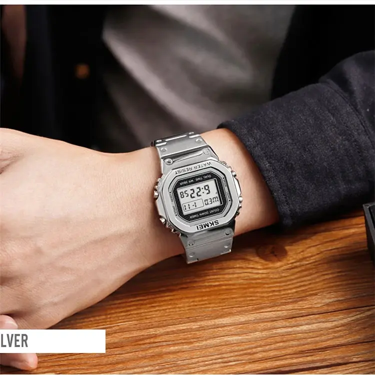 Наручний годинник Skmei 1456 Silver, 1456SI (17135) - фото 3