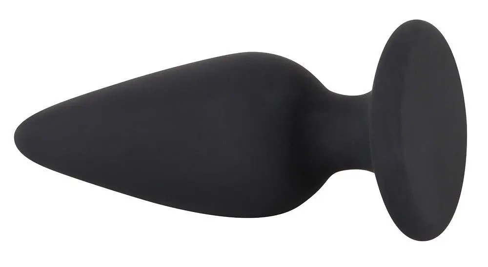 Анальна пробка Orion Black Velvets Heavy Plug Medium 8.9 см (чорний) - фото 6