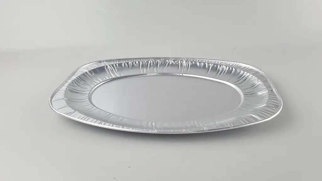 Алюмінієвий піднос, кругла, 800 мл, SPV35G, 25 шт, для запікання, фасування, доставки, кейтерингу та готових страв - фото 2