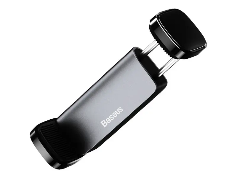 Тримач для смартфона BASEUS Steel Cannon Air Outlet Car Mount Black (SUGP-01) - фото 3