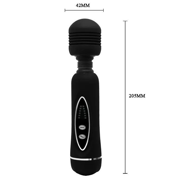 Вібратор зі змінними насадками Power Wand Massage Kit Black - фото 6