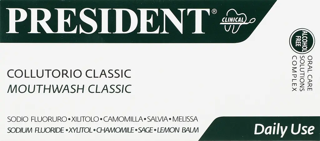 Ополіскувач для порожнини рота President Classic 200 мл - фото 2