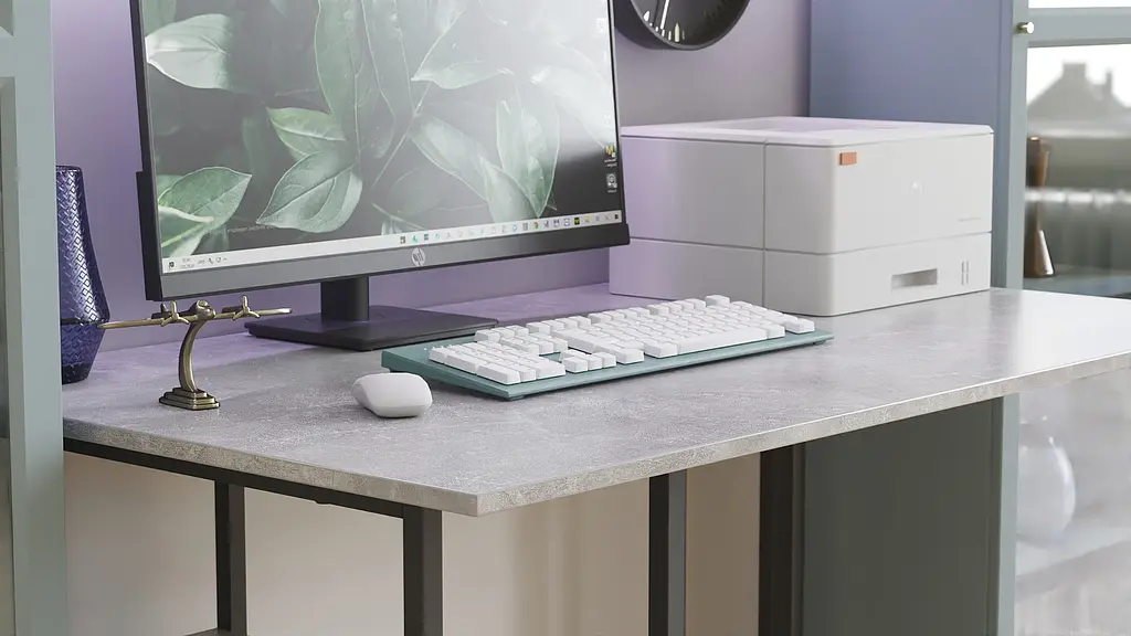 Стіл письмовий Кевін Ferrum-decor 75x140x70 Чорний метал ДСП Бетон 16 мм (FRD-106573) - фото 3