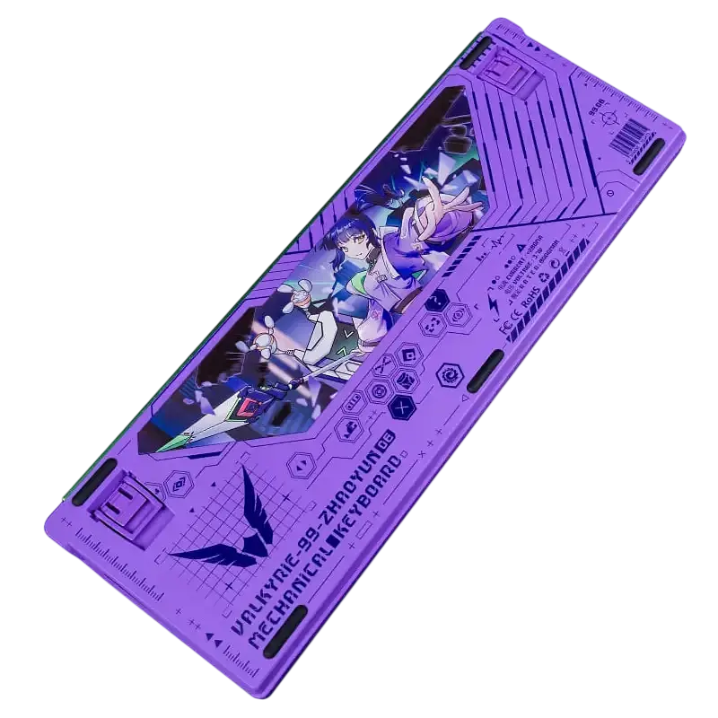 Клавіатура VALKYRIE VK99 Zhao Yun Purple Green - фото 3