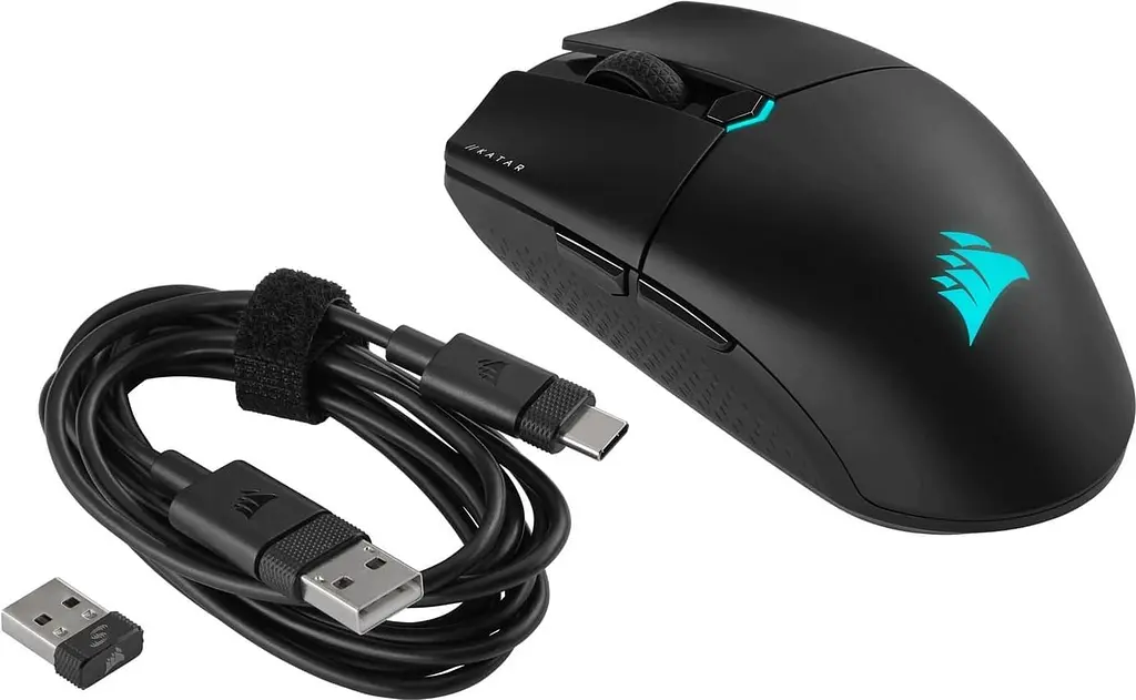 Миша Corsair Katar Elite Wireless Black (CH-931C111-EU) - фото 6