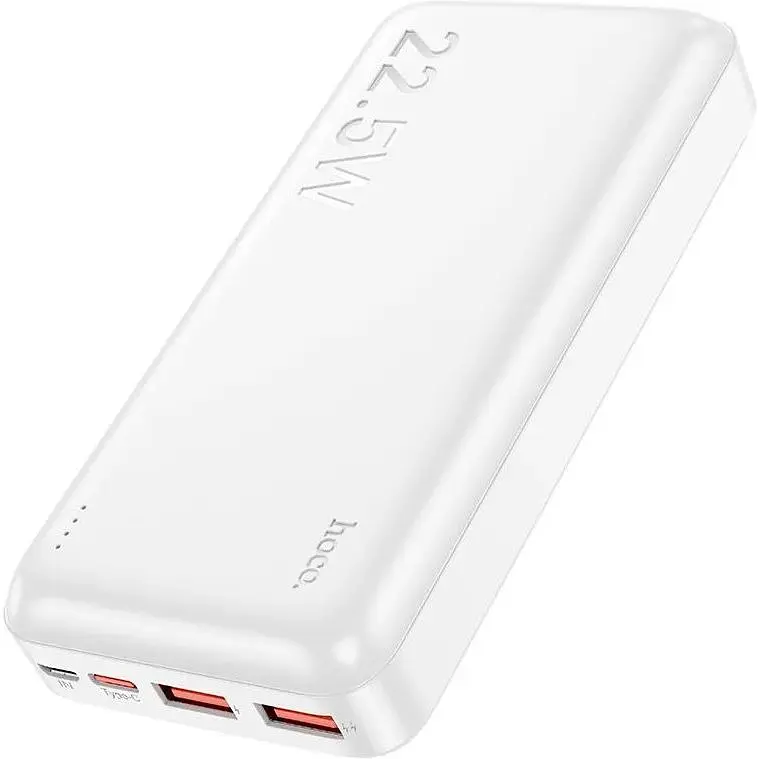 Портативный аккумулятор Hoco J101A Astute 22.5W 20000mAh white - фото 3