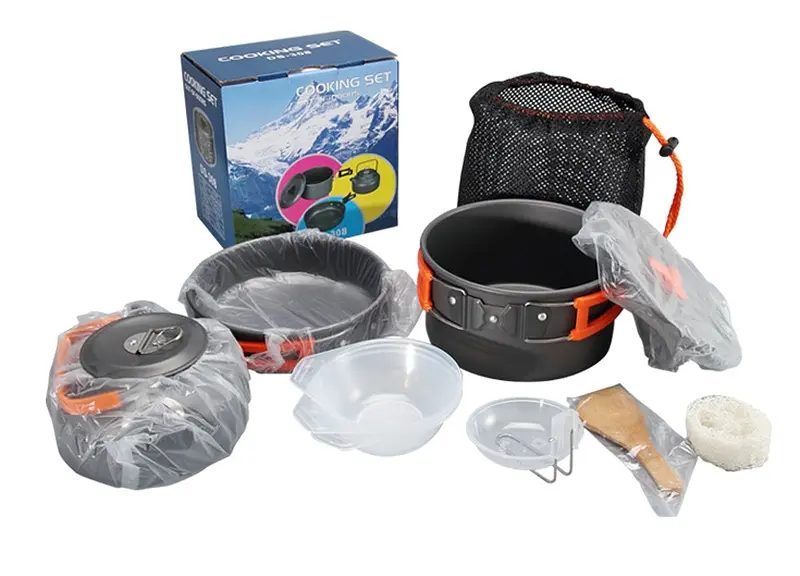 Набор посуды походный Camping World Cooking Set DS-308 - фото 3