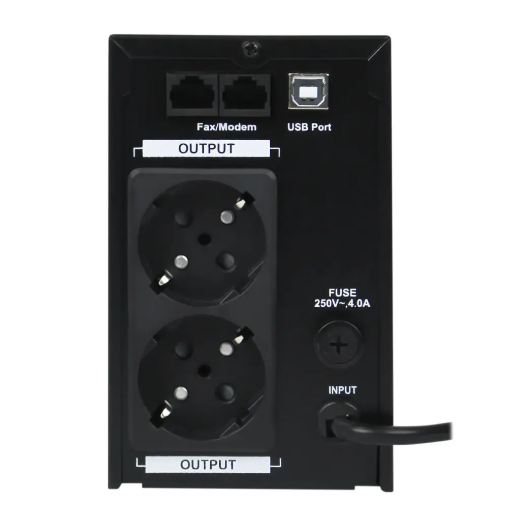 ДБЖ LogicPower LP UL850VA (510Вт) лінійно-інтерактивне, АКБ 12В 9Аг, USB, LCD-екран - фото 6