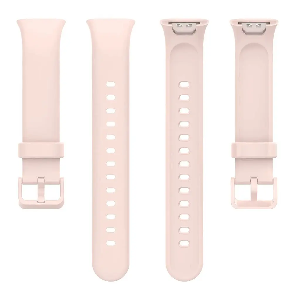 Силіконовий ремінець Tamister для Xiaomi Mi Smart Band 7 Pro Pale pink - фото 5