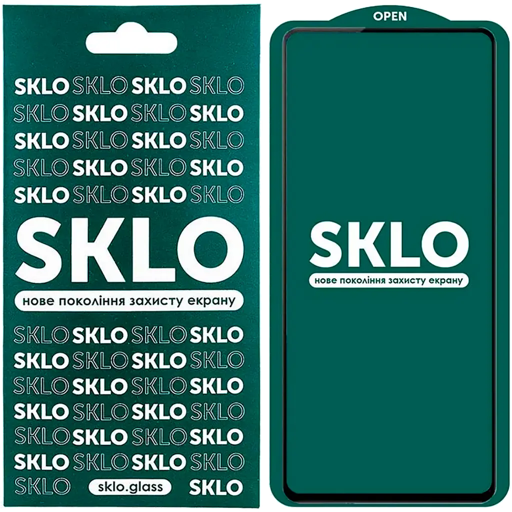 Защитное стекло SKLO 5D Full Glue Pac Tempered Glass Xiaomi Redmi Note 10 Pro/Note 11 Pro [Black] [69112] - фото 2