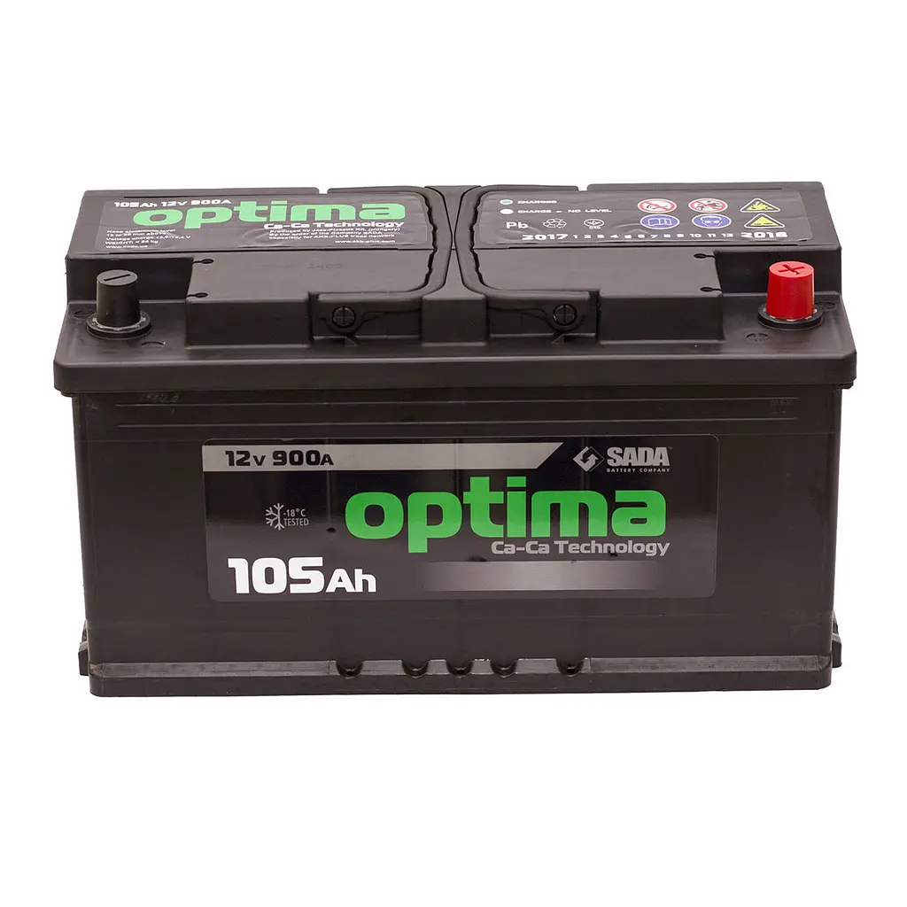 Автомобильный аккумулятор Optima 6СТ-105 (-/+) Евро  12В 105Ач 900А - фото 2