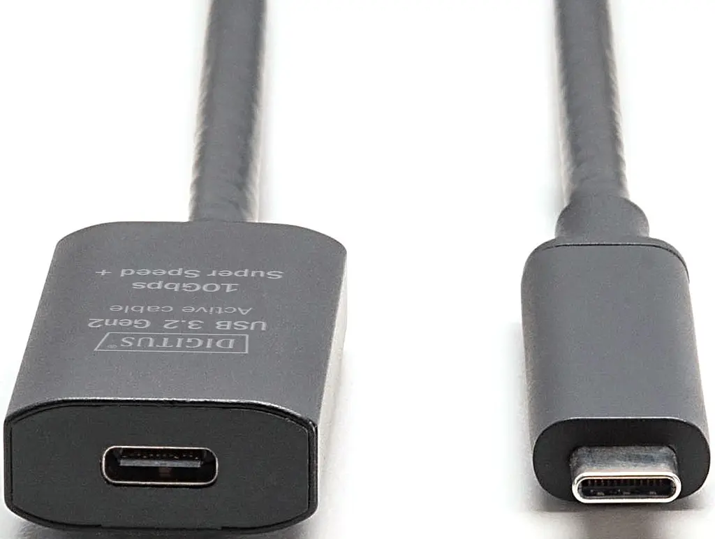 Активний подовжувач USB Type-C Digitus 5m black - фото 2
