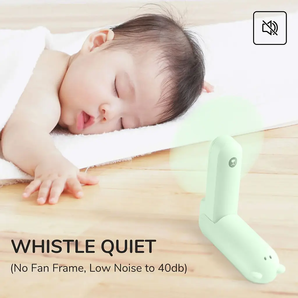 Портативний вентилятор JisuLife F8X Green [167295] - фото 6