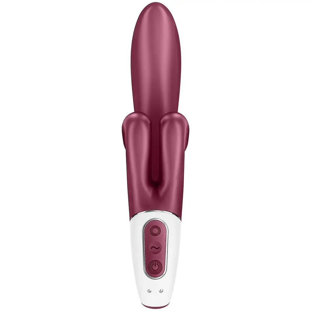 Вібратор-кролик Satisfyer Touch Me Red подвійний відросток 3 двигуна Red - фото 6