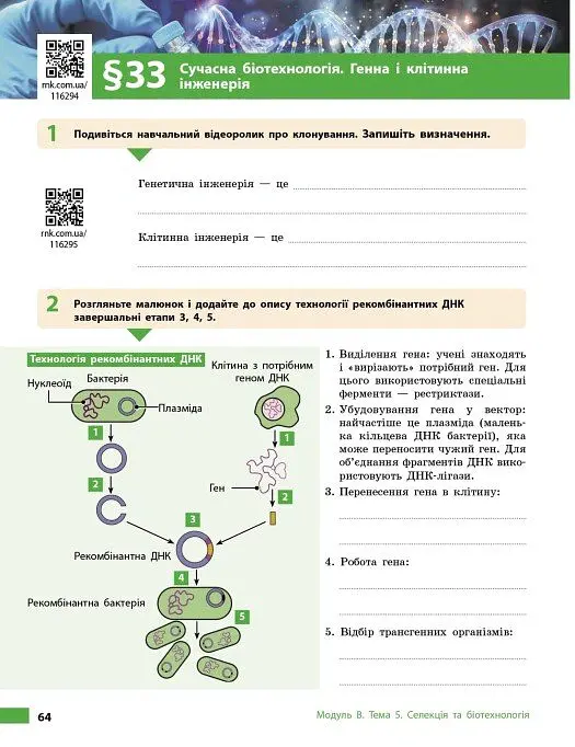 Біологія. 9 клас. Робочий зошит до підручника Ольги Тагліної - Ольга Тагліна - фото 12