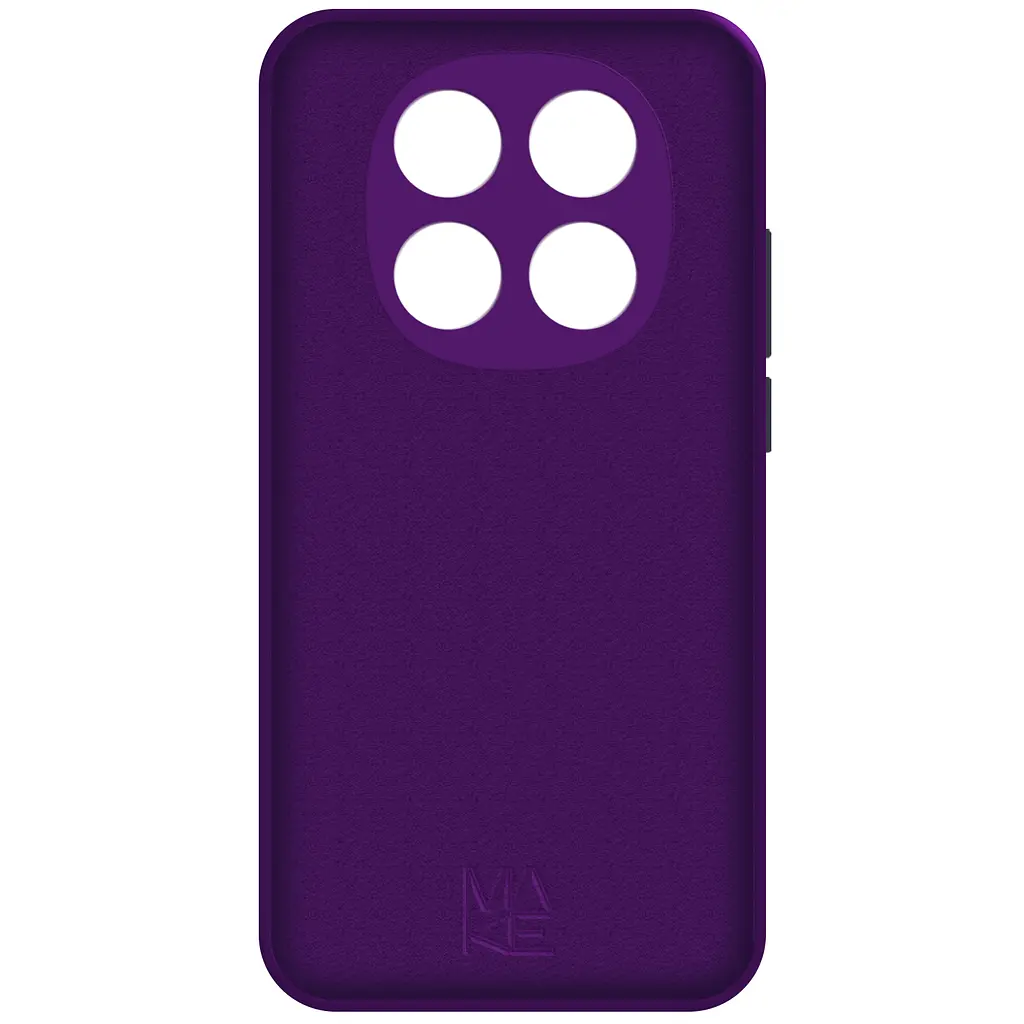 Чохол MAKE Xiaomi Redmi Note 14 Pro 5G/Poco X7 Silicone Deep Purple - фото 4
