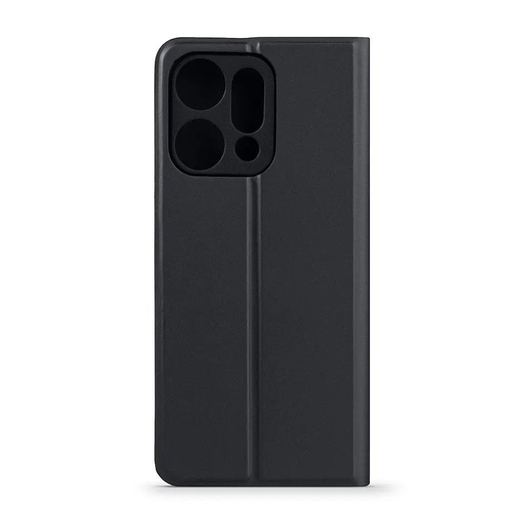 Чехол-книжка для OPPO Reno14 Pro 5G, OneFold Case, черный, из экокожи (PU) и TPU, с магнитом, с подставкой и отделением для карт, трансформируемый в подставку, противоударный, защита всего корпуса, ArmorStandart (ARM87166) - фото 2