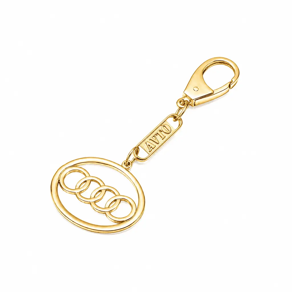 Брелок з жовтого золота Audi (Ауді) (з9004.1)