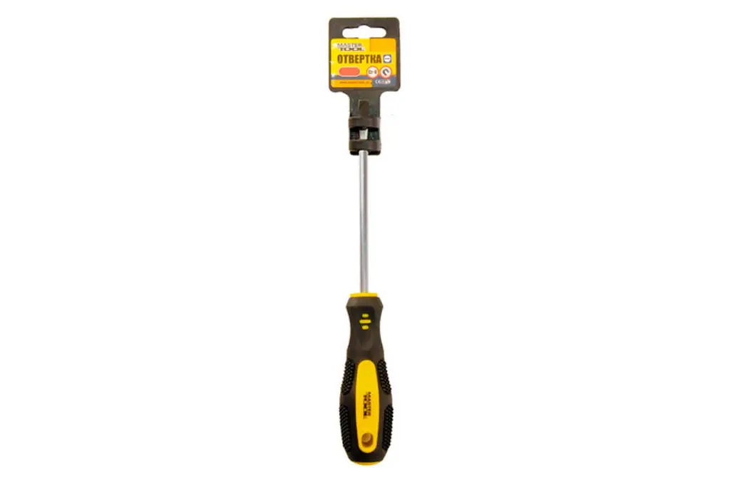 Отвертка плоская шлицевая Mastertool SL6 x 125 мм 48-5612 - фото 2