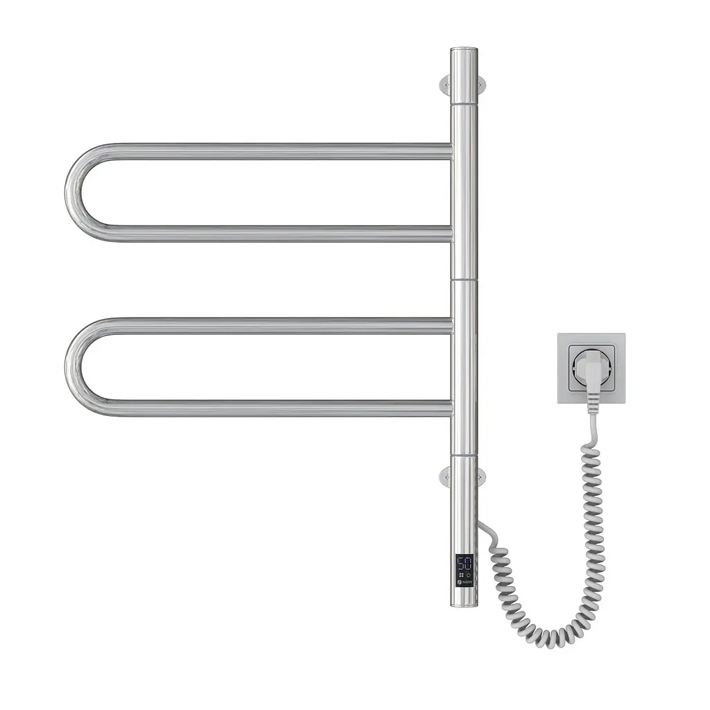 Электрический полотенцесушитель Navin Fouette 480x600 Sensor с таймером 00-044050-5080, Хром, Электронный - фото 3