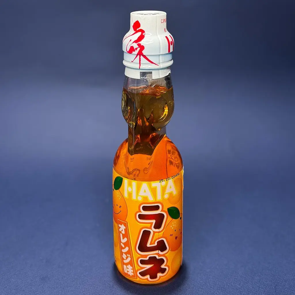 Японський напій Ramune Orange Hata 200 мл