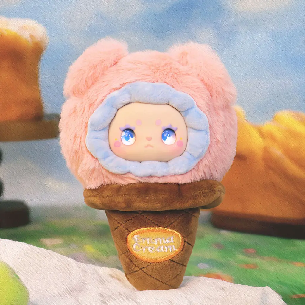 Колекційна м'яка іграшка з кільцем Pop Top Lucky Emma Морозивко серії Scoop Ice Cream - фото 4