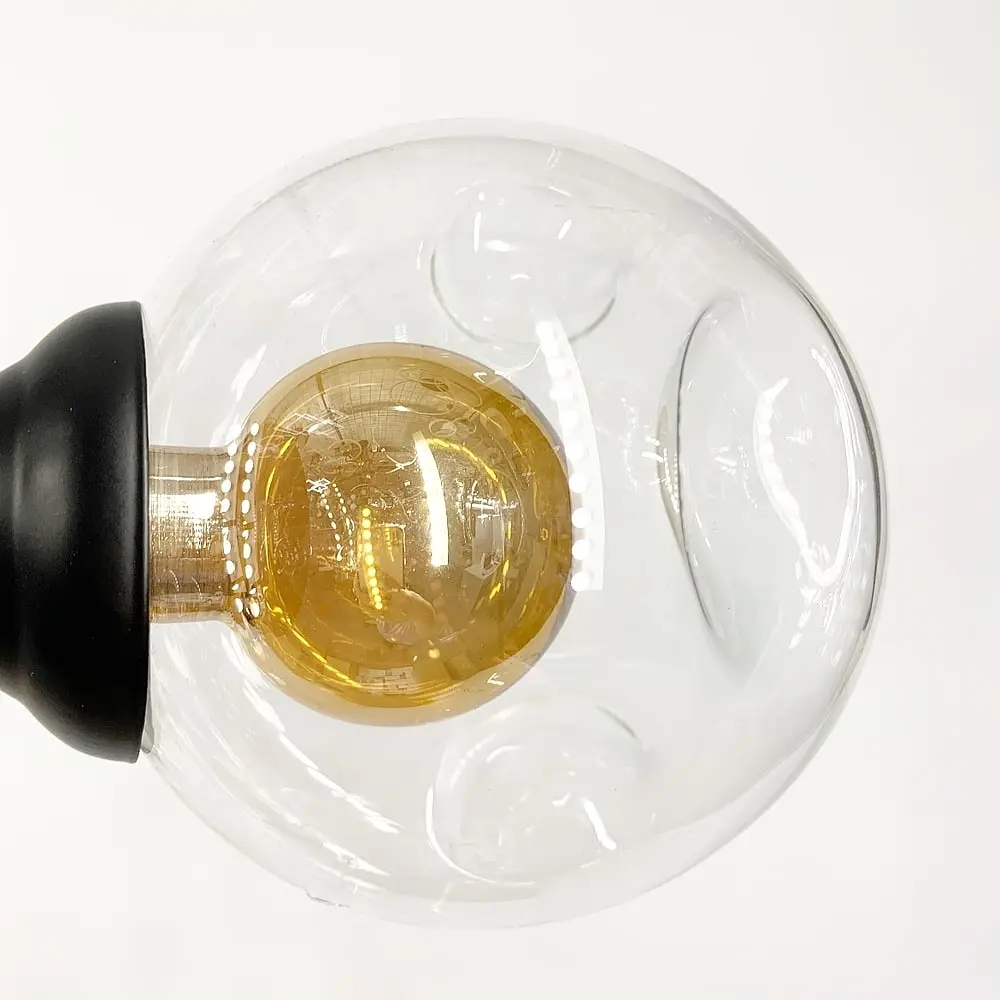 Люстра-молекула в черном цвете корпуса с 16 двойными плафонами Line F | Ст. 5033/16 - фото 5