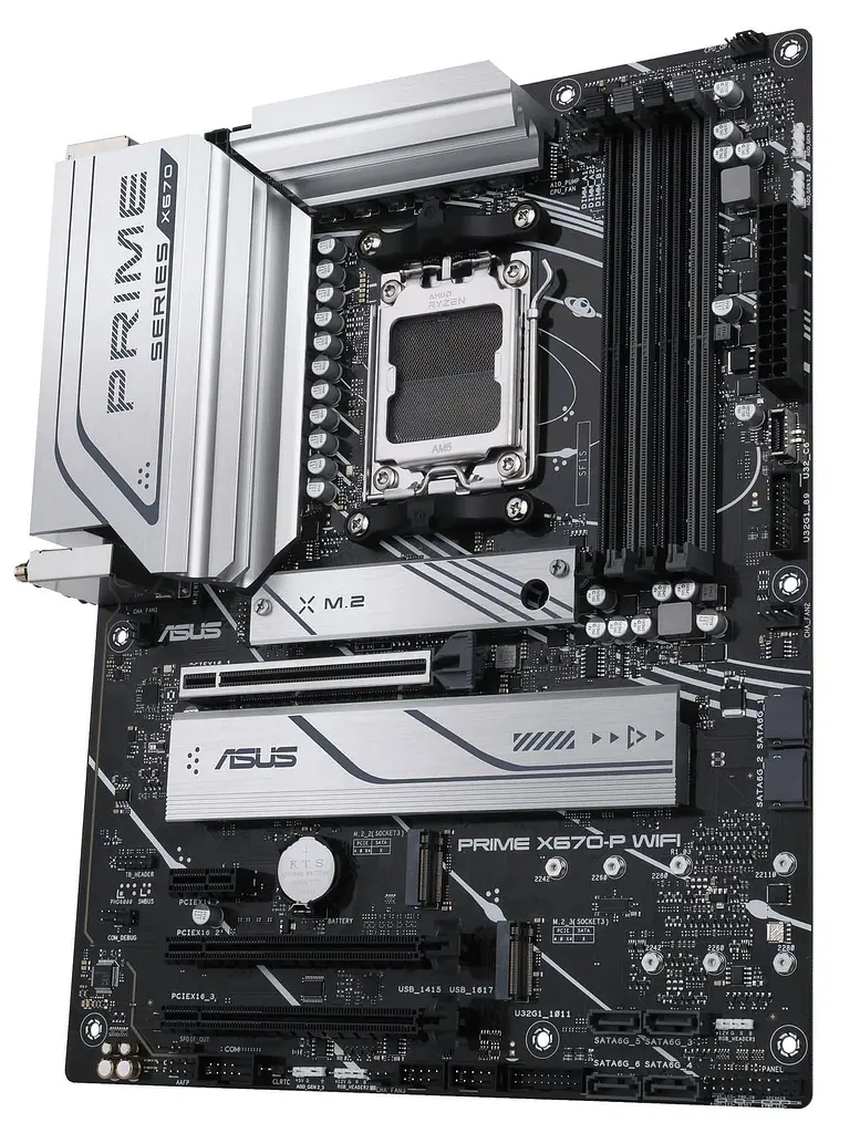 Материнська плата ASUS PRIME X670-P WIFI (PRIME X670-P WIFI) (Socket AM5, AMD X670, ATX) Б/в - фото 3