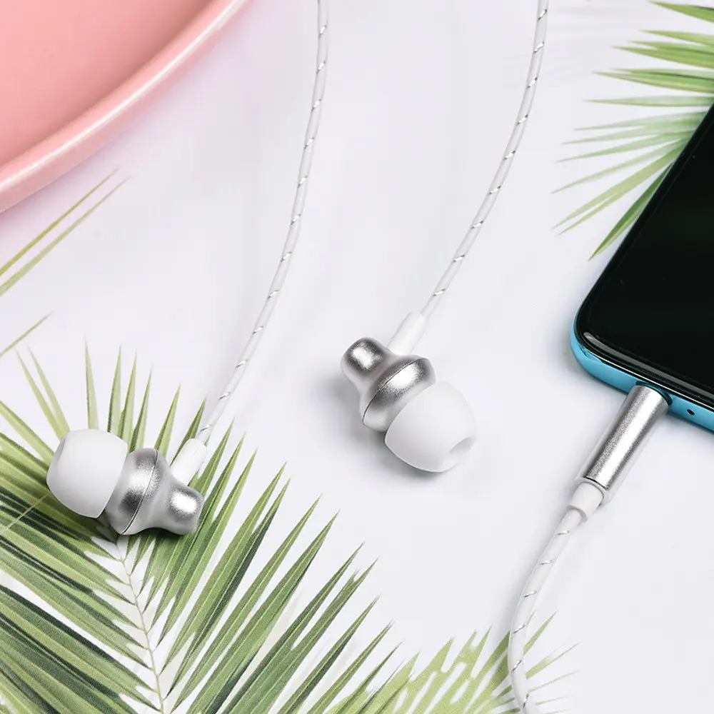 Наушники вакуумные Borofone BM42 белые - фото 3