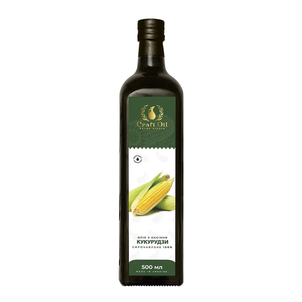 Олія кукурудзяна холодного віджиму Craft Oil 100 мл (2445268690) - фото 3