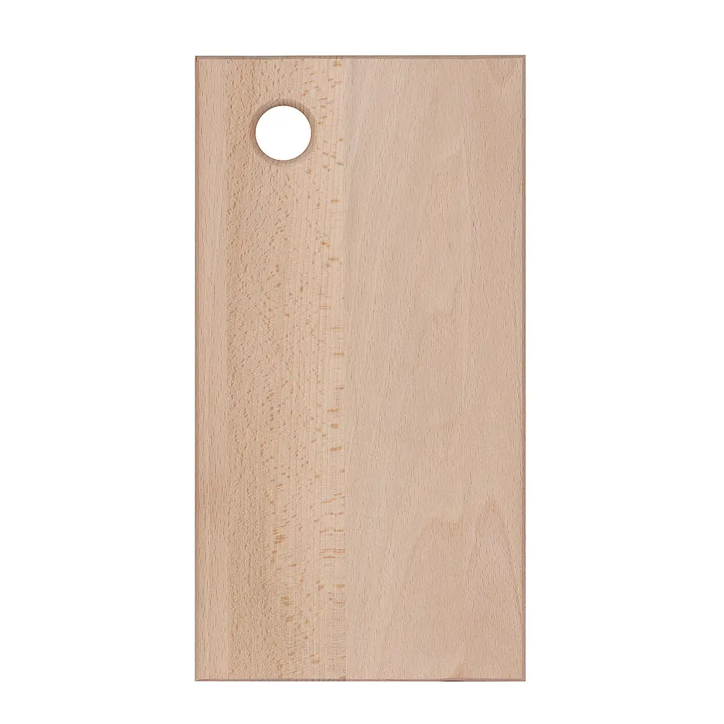 Дошка кухонна обробна дерев'яна з бука 15.5х30 см, Wood&Steel Бежевий 84949 - фото 4
