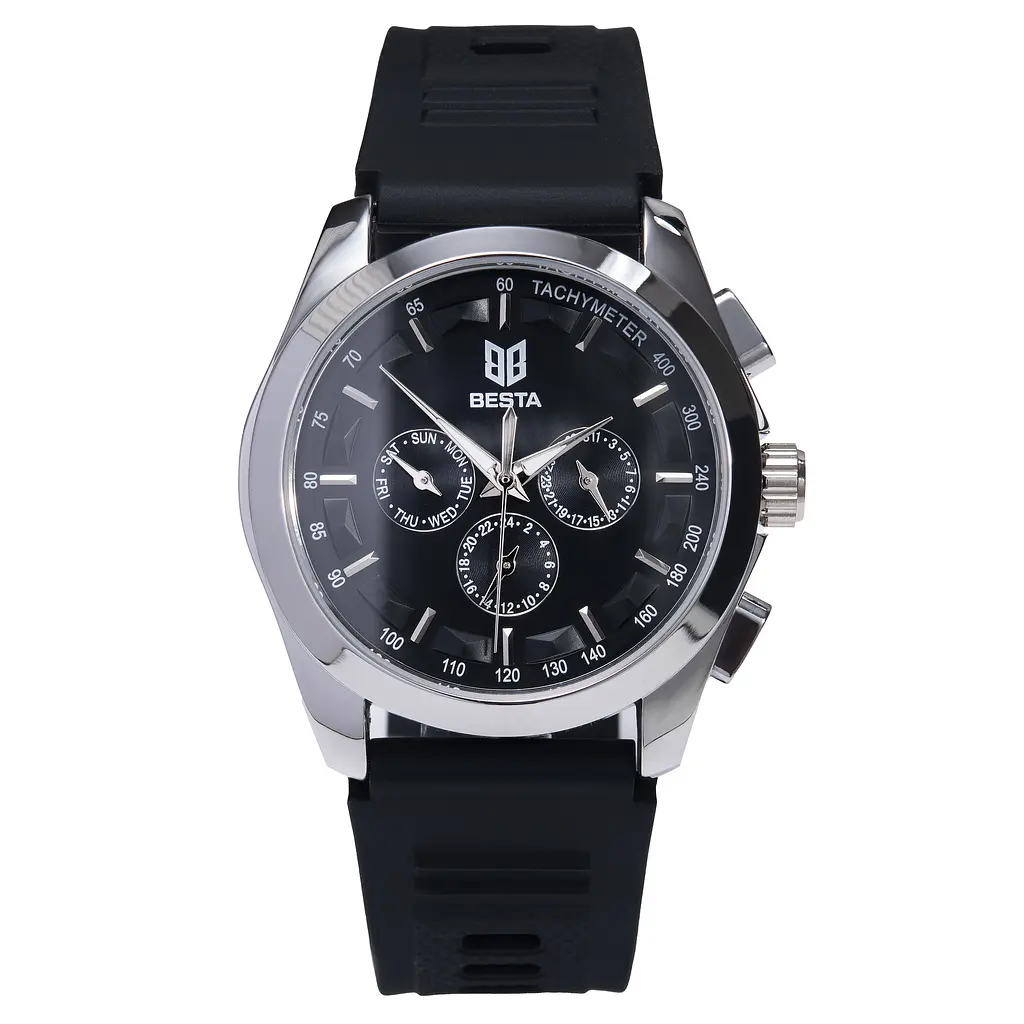 Годинник Besta Walker Elastic Black, 2 ремінця - фото 2