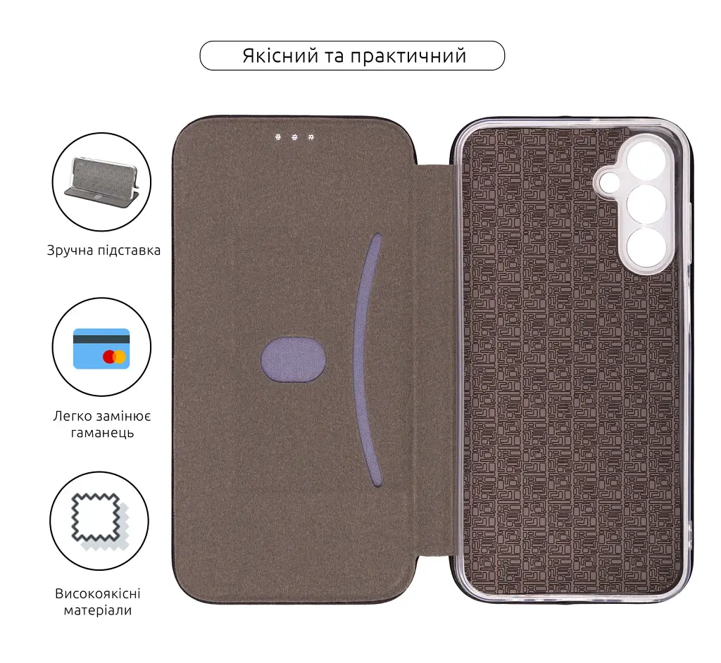 Чохол-книжка ArmorStandart G-Case для Samsung M15 5G (M156) Black - фото 3