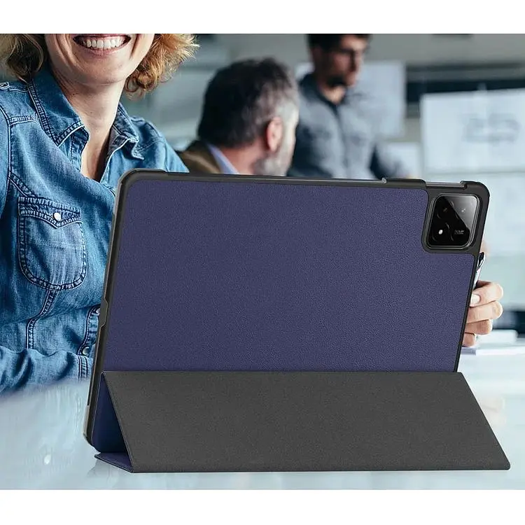Чехол-книжка BeCover Smart Case для Xiaomi Pad 6S Pro 12.4" Deep Blue (711084) - фото 6