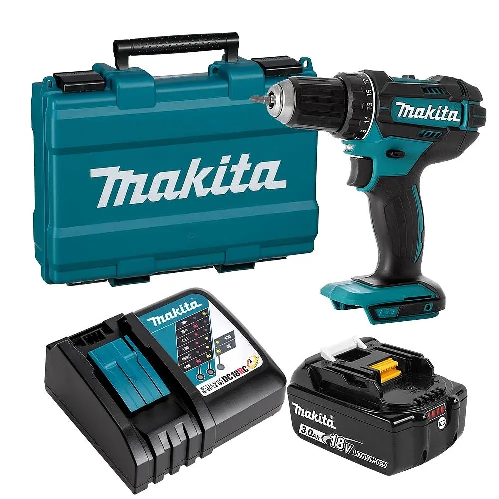 Шурупокрут акумуляторний Makita DDF482RF (62 Нм, 1.5-13 мм, LXT 18 В)