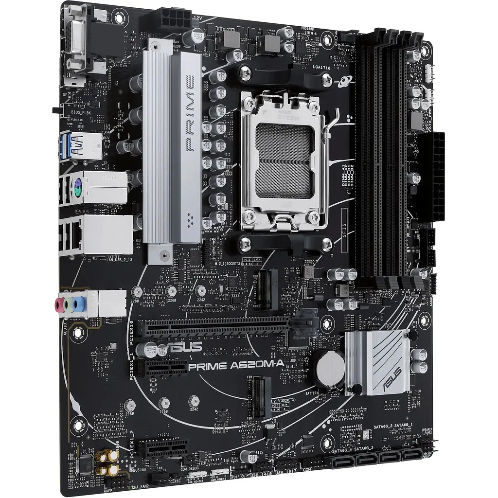 Материнская плата Asus Prime A620M-E-CSM Socket AM5 - фото 3