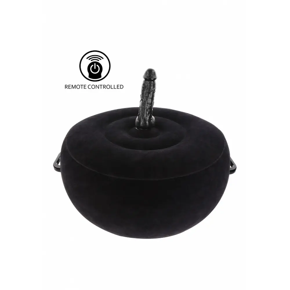Taboom Inflatable Fuck Seat - Надувна секс-подушка з вібратором, (чорний) - фото 2