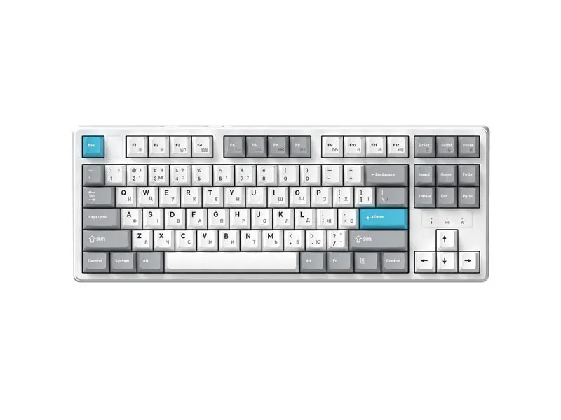 Клавіатура GamePro Asgard Ragnar White (MK285WH)