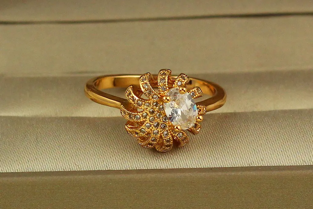 Кільце Xuping Jewelry Японія р 20 золотисте - фото 2
