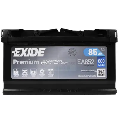 Акумулятор автомобільний EXIDE PREMIUM 85A (EA852) - фото 5