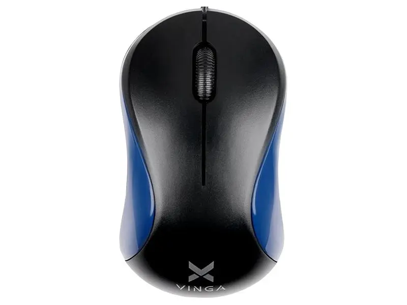 Миша Vinga MS-882 Black-Blue - фото 2