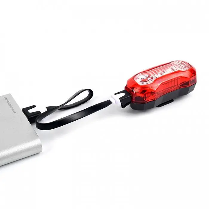 Велосипедний задній ліхтар стоп сигнал USB Huibo BL-203 - фото 8