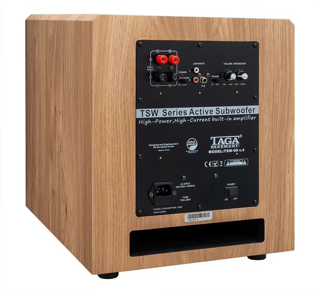 Сабвуфер TAGA Harmony TSW-90 v.4 Oak - фото 3